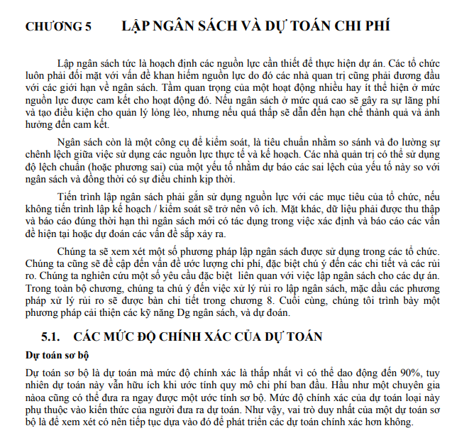 Bài giảng hướng dẫn lập ngân sách và lưu ý khi lập ngân sách