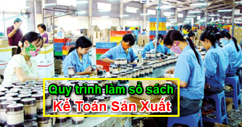 Quy trình làm sổ sách kế toán doanh nghiệp sản xuất