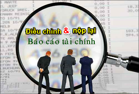 Điều chỉnh và nộp lại báo cáo tài chính khi phát hiện sai sót