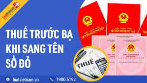 Mức đóng thuế trước bạ khi sang tên Sổ đỏ 2021